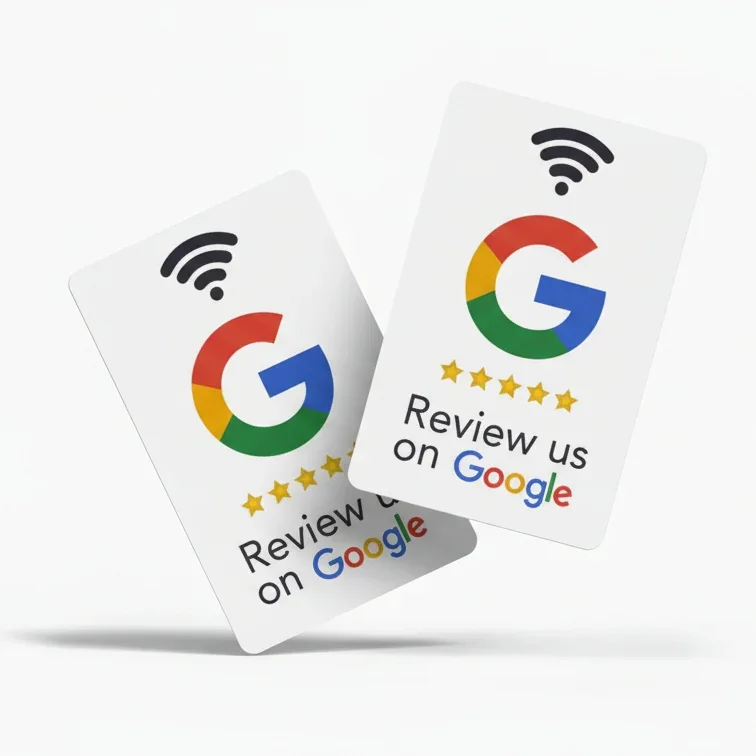 Tarjeta NFC PVC para Reseñas Google Velox Agency